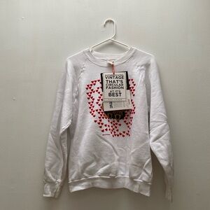 Vintage - NWT 1988 Upcycled Graphic Print Sweatshirt